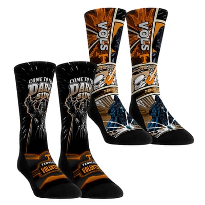  Tennessee Volunteers Rock Em Unisex Star Wars Empire Two-Pack Crew Socks Set - Orange