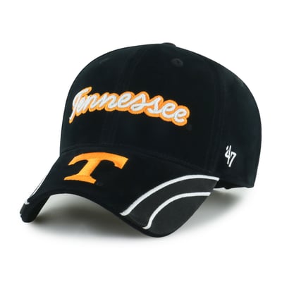 Tennessee Volunteers '47 Women's Velvet Denim Script MVP Adjustable Hat - Black