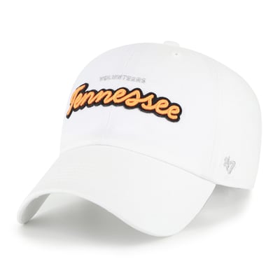 Tennessee Volunteers '47 Women's Trendy Script Clean Up Adjustable Hat - White