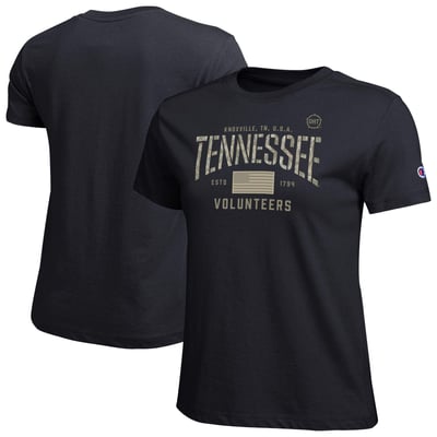  Tennessee Volunteers Champion Women's Operation Hat Trick Core T-Shirt - Black