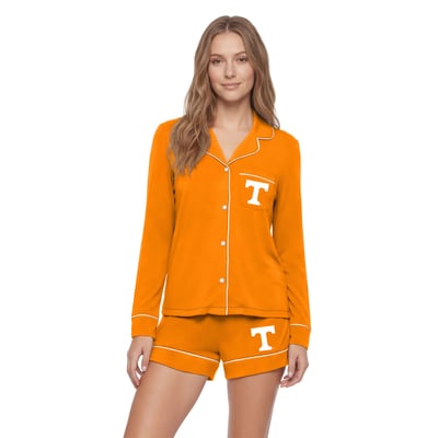 Tennessee Volunteers Concepts Sport Women's Medley Sleep Set - Tennessee Orange