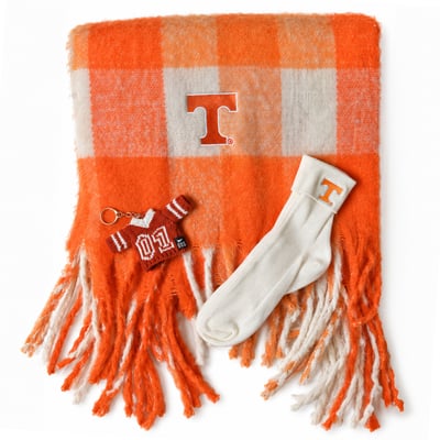  Tennessee Volunteers Gameday Social Women's Holiday Comfy Gift Set - Tennessee Orange