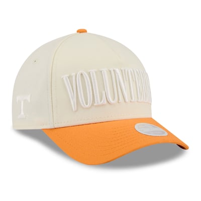 Tennessee Volunteers New Era Women's Tonal A-Frame 9FORTY Adjustable Hat - White/Tennessee Orange