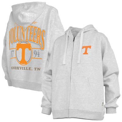  Tennessee Volunteers Pressbox Women's Janise Full-Zip Hoodie - Heather Gray