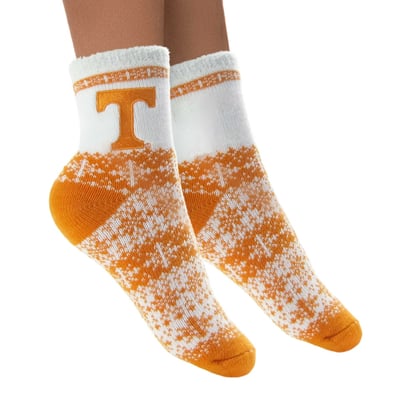 Tennessee Volunteers ZooZatz Women's Fuzzy Holiday Crew Socks