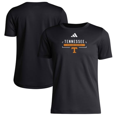  Tennessee Volunteers adidas Youth Pregame AEROREADY T-Shirt - Black