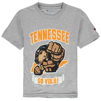 Tennessee Volunteers Champion Youth Strong Mascot T-Shirt - Gray