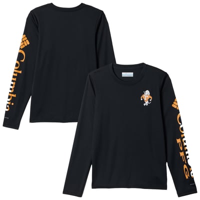 Tennessee Volunteers Columbia Youth Terminal Tackle Long Sleeve T-Shirt - Black