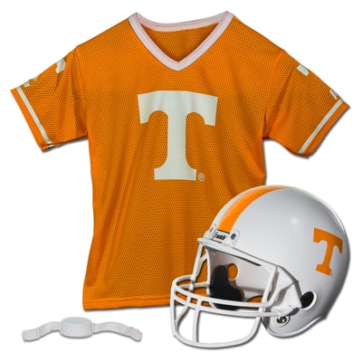 Tennessee Volunteers Franklin Sports Youth NCAA Deluxe Helmet & Jersey Set