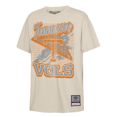 Tennessee Volunteers Mitchell & Ness Youth Collegiate T-Shirt - Natural
