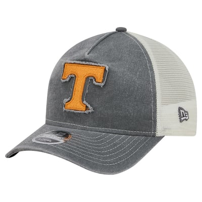 Tennessee Volunteers New Era Youth Retro A-Frame Adjustable Trucker Hat - Gray