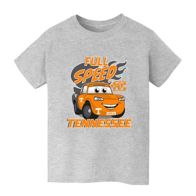  Tennessee Volunteers Vive La Fete Youth Full Speed T-Shirt - Gray