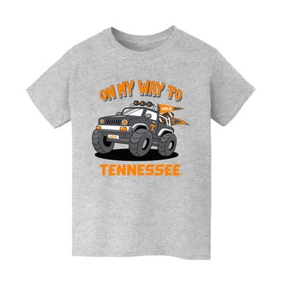 Tennessee Volunteers Vive La Fete Youth On My Way T-Shirt - Gray
