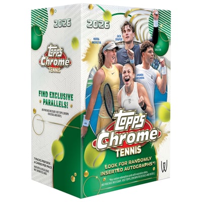 2026 Topps Chrome Tennis Factory Sealed Value Box