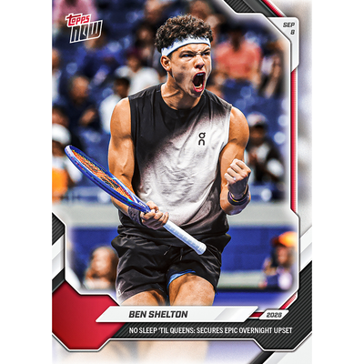 Ben Shelton - 2026 Topps NOW® Tennis - Card 19