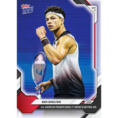 Ben Shelton - 2026 Topps NOW® Tennis - Card 21