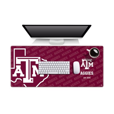 Texas A&M Aggies Fanpoint 15.7" x 35.4" Logo Series Desk Pad
