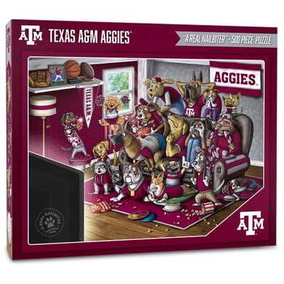 Texas A&M Aggies Fanpoint Purebred Fans 18'' x 24'' A Real Nailbiter 500-Piece Puzzle