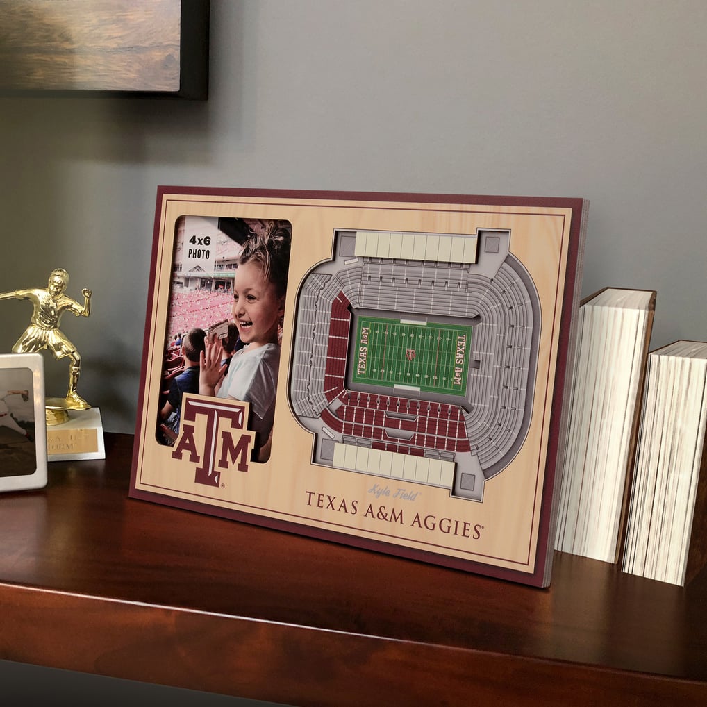 Texas A&M Aggies IDNA 3D StadiumViews Picture Frame