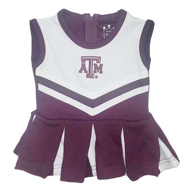  Little King Texas A&M Aggies Infant Maroon Cheer Jumper