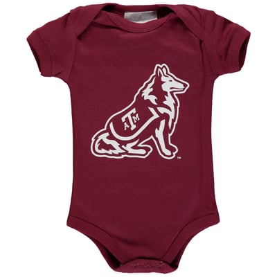 Texas A&M Aggies Two Feet Ahead Infant Big Logo Bodysuit - Maroon
