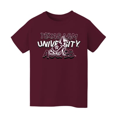 Texas A&M Aggies Vive La Fete Infant Mascot & Name T-Shirt - Maroon