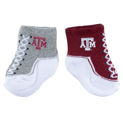 Texas A&M Aggies ZooZatz Infant Shoe Two-Pack Socks
