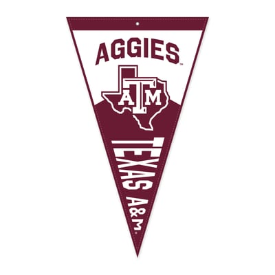 Texas A&M Aggies Jardine 16" x 27" Pennant Shape Golf Towel with Magnetic Clip