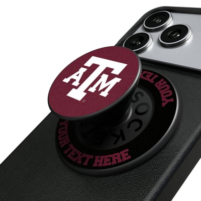 Texas A&M Aggies Keyscaper Personalized PopSockets Magnetic Phone Grip & Stand