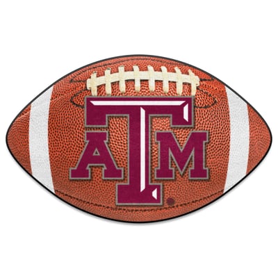 Texas A&M Aggies Logo Brands 22" x 29.5" Football Mat