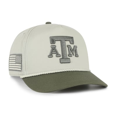 Texas A&M Aggies '47 Operation Hat Trick Rope Hitch Adjustable Hat - Light Green/Hunter Green