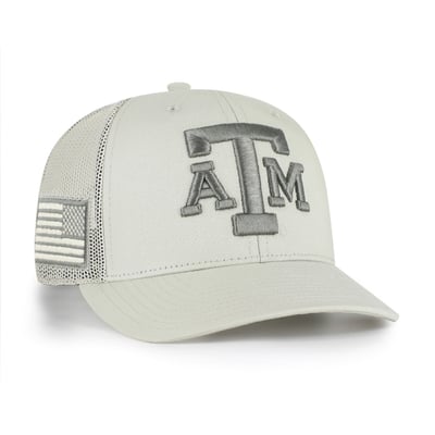 Texas A&M Aggies '47 Operation Hat Trick Adjustable Trucker Hat - Stone
