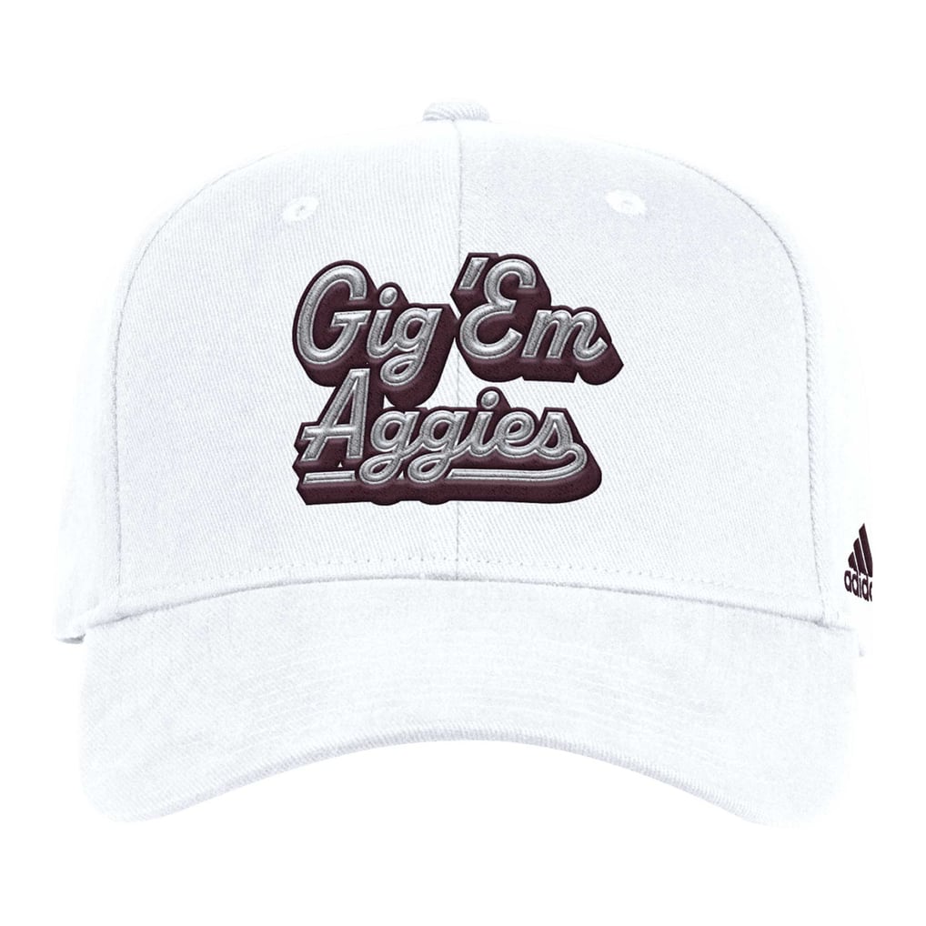 Texas A&M Aggies adidas Chant Flex Hat - White