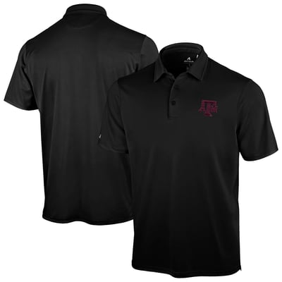 Texas A&M Aggies Antigua Unshakeable Solid Polo - Black