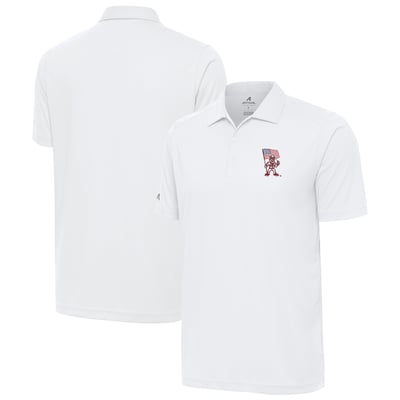 Texas A&M Aggies Antigua Ol' Sarge Tribute Polo - White