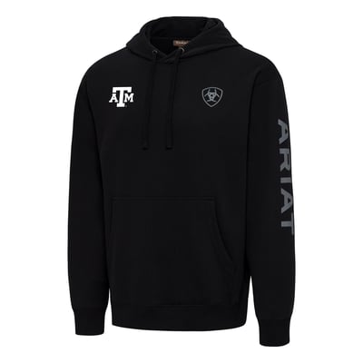  Texas A&M Aggies Ariat Logo Hoodie - Black