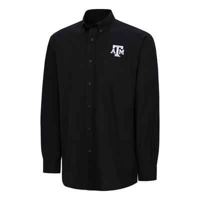  Texas A&M Aggies Ariat Wrinkle Free Classic Button-Down Shirt - Black