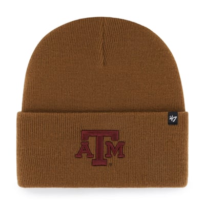 Texas A&M Aggies Carhartt x '47 Cuffed Knit Hat - Brown