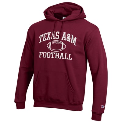 Texas A&M Aggies Champion Football Icon Hoodie - Maroon