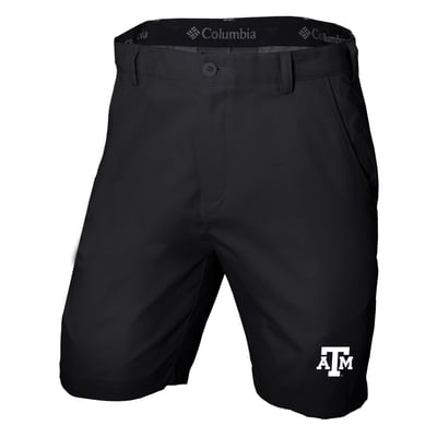  Texas A&M Aggies Columbia Omni-Wick Lie Angle Shorts - Black
