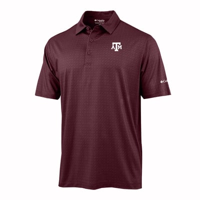  Texas A&M Aggies Columbia Pacer Polo - Maroon