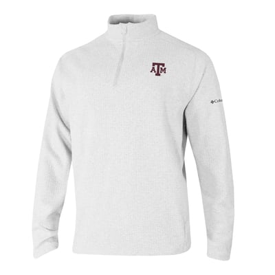  Texas A&M Aggies Columbia Swingcraft Quarter-Zip Pullover - White