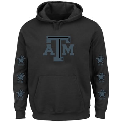 Texas A&M Aggies Fanatics Big & Tall 3-Hit Pullover Hoodie - Black
