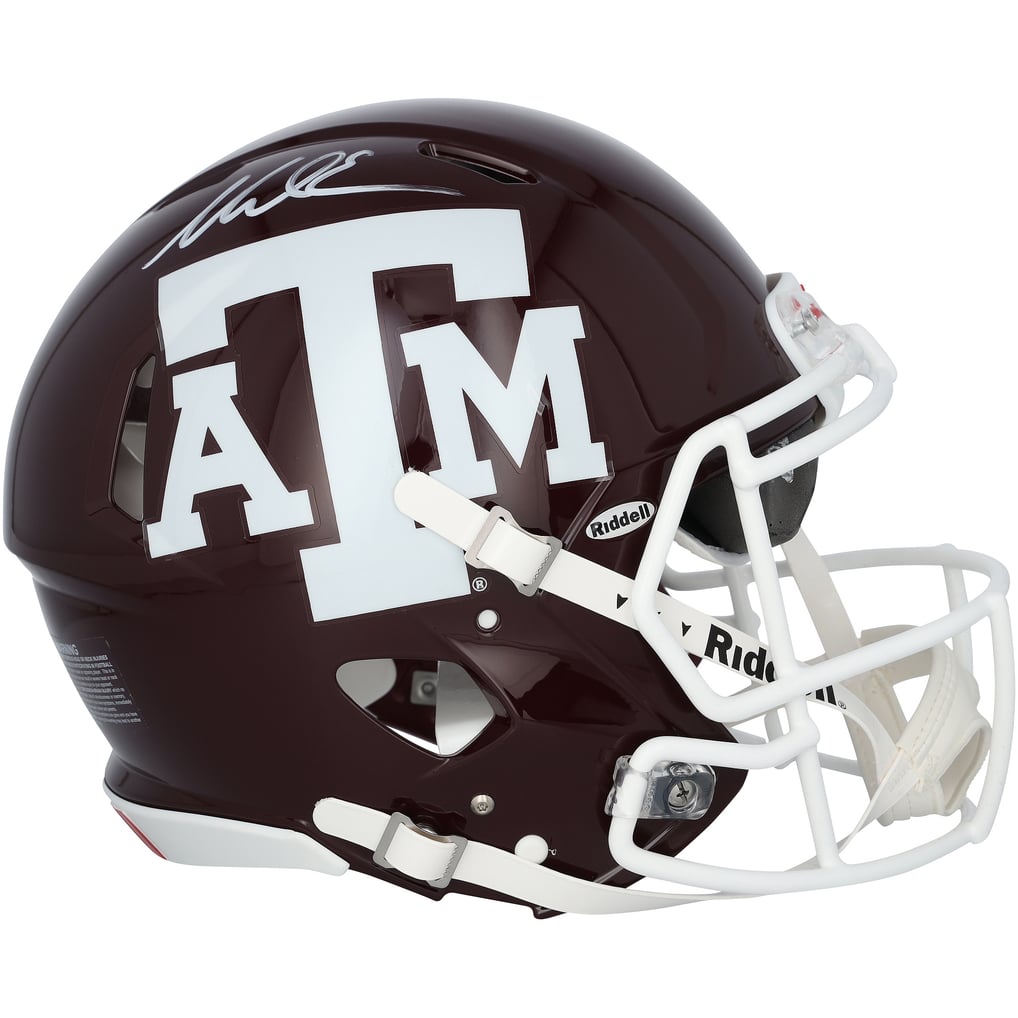 Mike Evans Texas A&M Aggies Autographed Fanatics Authentic Riddell Maroon Speed Authentic Helmet