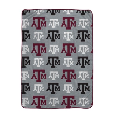 Texas A&M Aggies Pegasus Logo Roll Oversized 66" x 95" Ultra Cozy Blanket