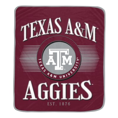 Texas A&M Aggies Pegasus Spotlight Arch 60" x 70" Ultra Soft Throw Blanket