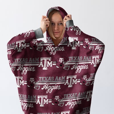 Texas A&M Aggies Pegasus Wave Ultra Soft Fan Cape