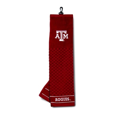 Texas A&M Aggies 16" X 22" Tri-Fold Embroidered Scrubber Golf Towel