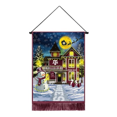 Texas A&M Aggies 18" x 24" LED Christmas Tapestry