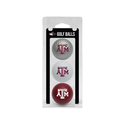 Texas A&M Aggies 3-Pack Multi-Colored Team Golf Ball Set